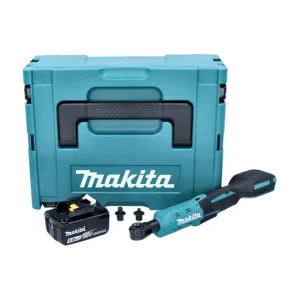 Makita DWR 180 T1J atornillador de carraca sin cable 18 V 47,5 Nm 1/4" 3/8" + 1x baterí recargable 5,0 Ah + Makpac - sin c...
