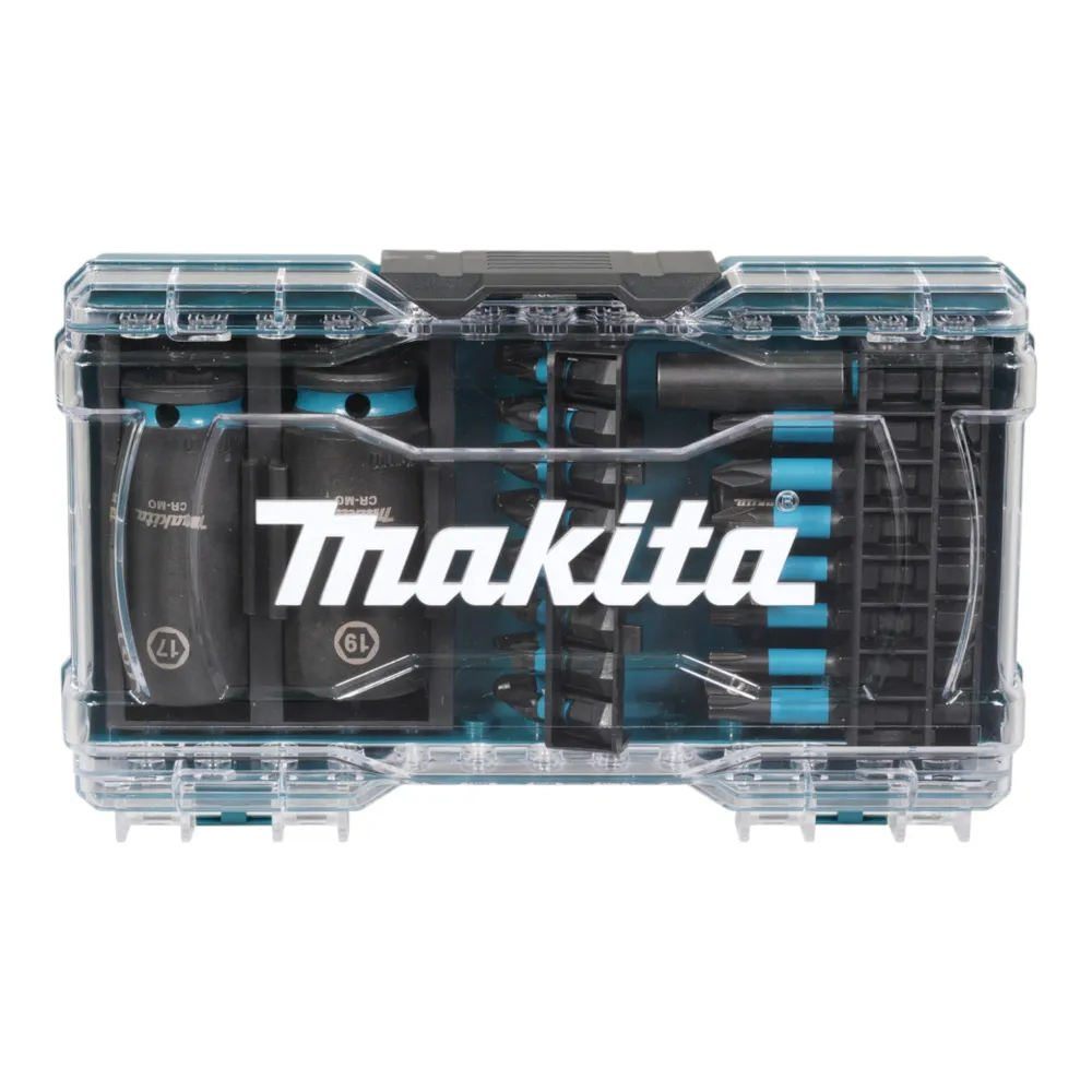 Makita E-22903 Juego de puntas y vasos de impacto 1/4" / 3/8" 30 pzs. BOCAS DE IMPACTO BLACK bits / vasos de impacto / lla...