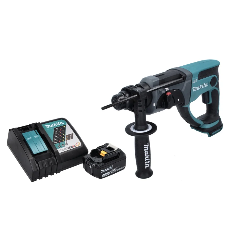 Martillo cincelador sin cable Makita DHR 202 RM1 18 V 2.0 J SDS Plus + 1x Baterí 4.0 Ah + Ladegert