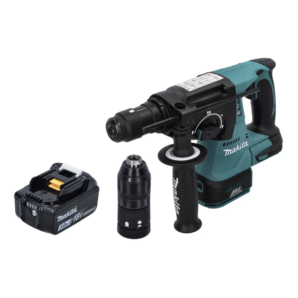 Martillo perforador baterí Makita DHR 243 F1 18 V SDS plus sin escobillas + 1x baterí recargable 3,0 Ah - sin cargador