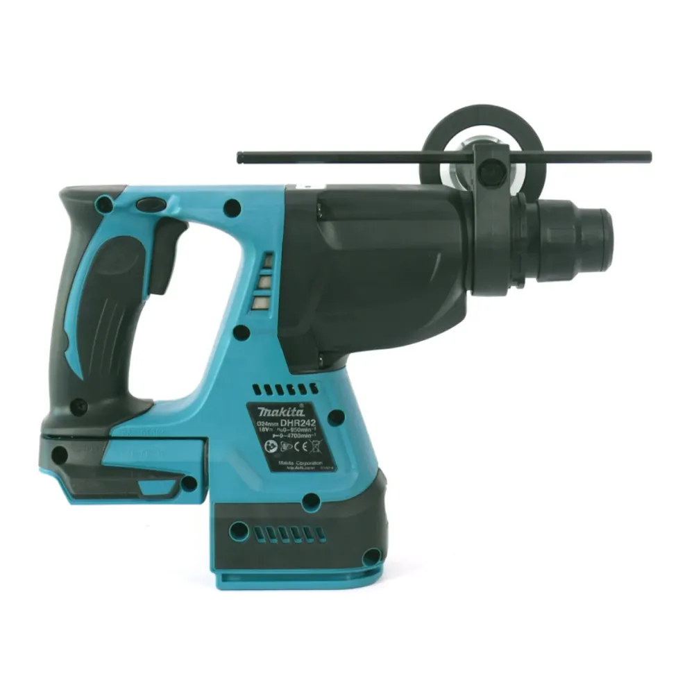 Martillo perforador sin cable Makita DHR 242 M1J 18V 2.0J SDS-plus Brushless + 1x baterí recargable 4.0Ah + Makpac - sin c...