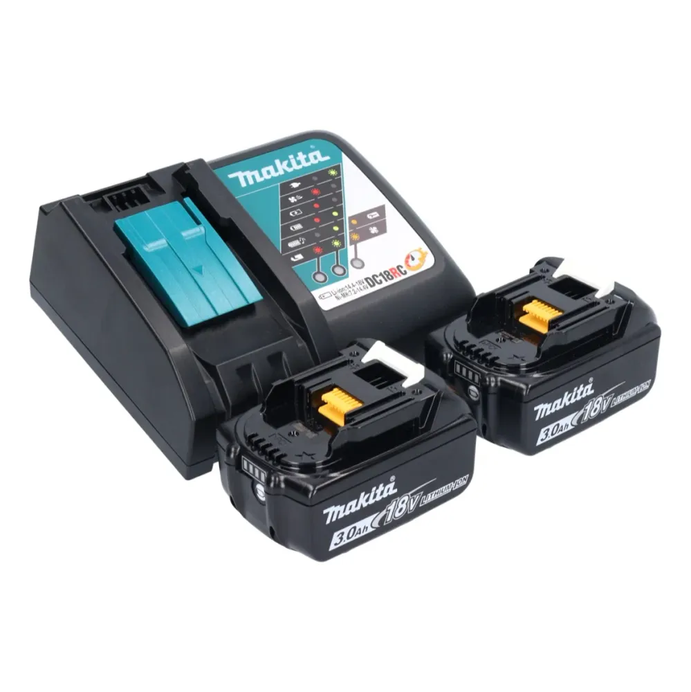 Martillo perforador sin cable Makita DHR 183 RF 18 V 1,7 J SDS plus + 2 baterías 3,0 Ah + kit cargador