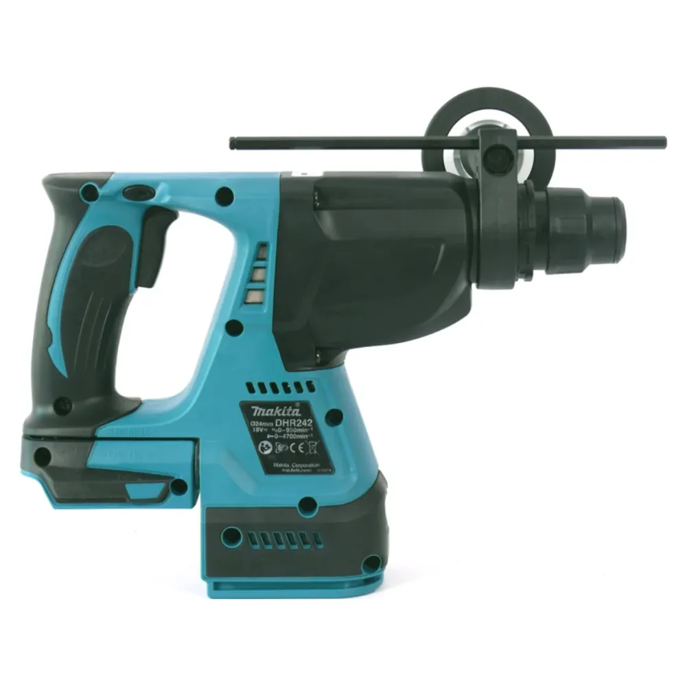 Martillo perforador sin cable Makita DHR 242 RTJ 18V 2.0J SDS-plus Brushless + 2x baterí recargable 5.0Ah + cargador + Makpac
