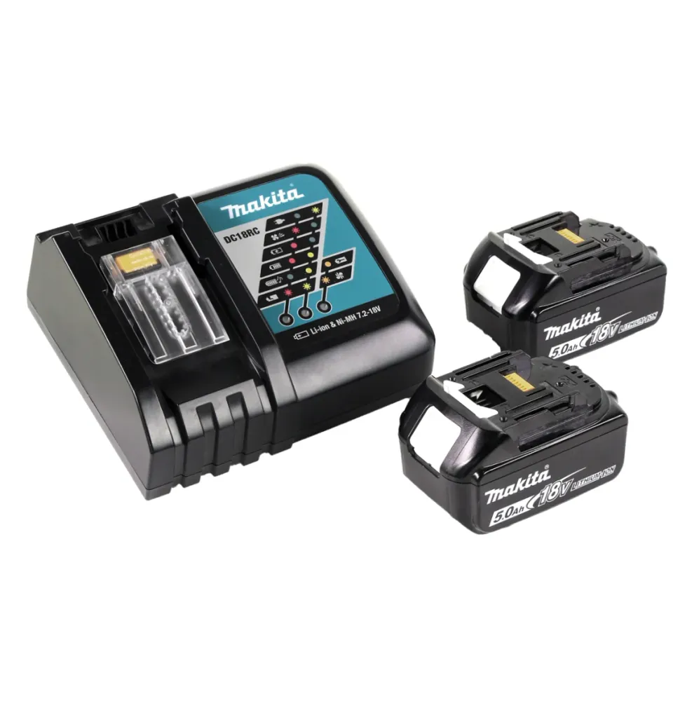 Martillo perforador sin cable Makita DHR 242 RTJ 18V 2.0J SDS-plus Brushless + 2x baterí recargable 5.0Ah + cargador + Makpac