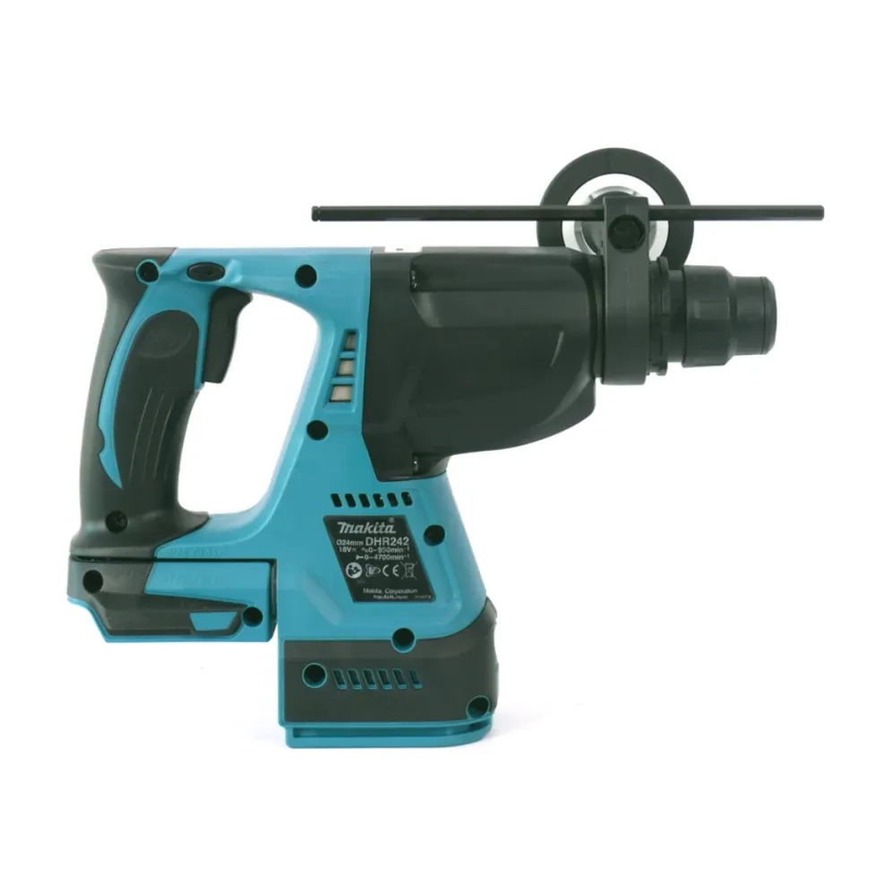 Martillo perforador sin cable Makita DHR 242 T1J 18V 2.0J SDS-plus Brushless + 1x baterí recargable 5.0Ah + Makpac - sin c...