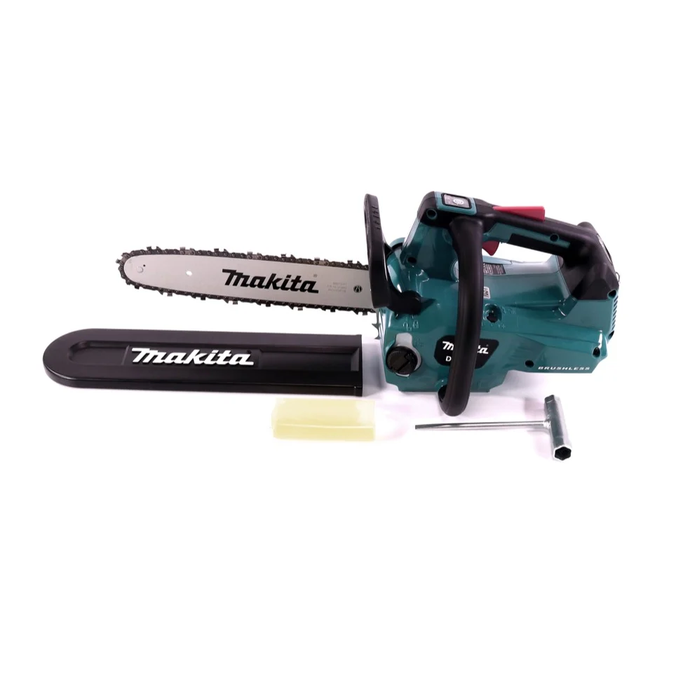 Motosierra baterí Makita DUC 306 PT 36 V (2x 18 V) sin escobillas 30 cm + 2x baterías 5,0 Ah + cargador doble