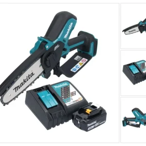 Motosierra sin cable Makita DUC 150 RF 18 V 15 cm sin escobillas + 1x baterí 3.0 Ah + cargador