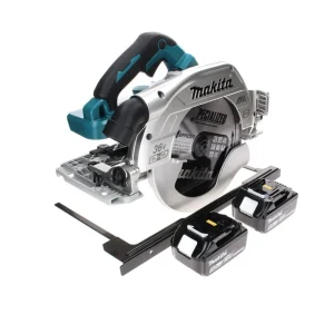 Sierra circular baterí Makita DHS 900 T2 36 V (2x 18 V) 235 mm sin escobillas + 2x baterí 5,0 Ah - sin cargador