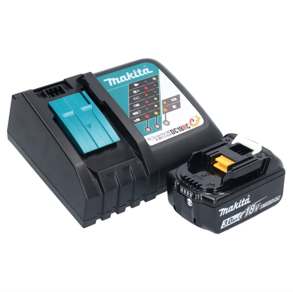 Sierra circular portátil sin cable Makita DHS 661 RF1 18 V 165 mm + 1x baterí 3,0 Ah + kit cargador