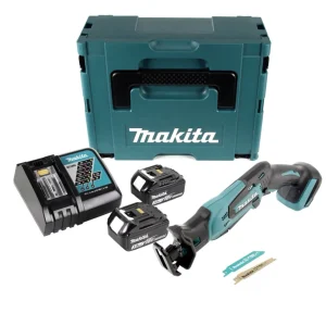 Sierra de sable Makita DJR 183 RFJ 18V + 2x baterí 3.0Ah + cargador + Makpac