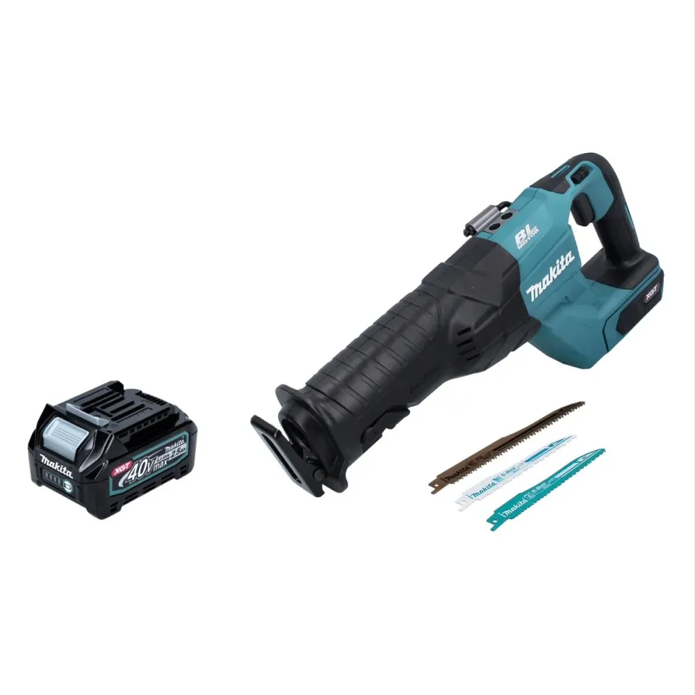 Sierra de sable sin cable Makita JR 001 GD1 40 V máx. sierra de sable sin escobillas XGT + 1x baterí 2,5 Ah - sin cargador...