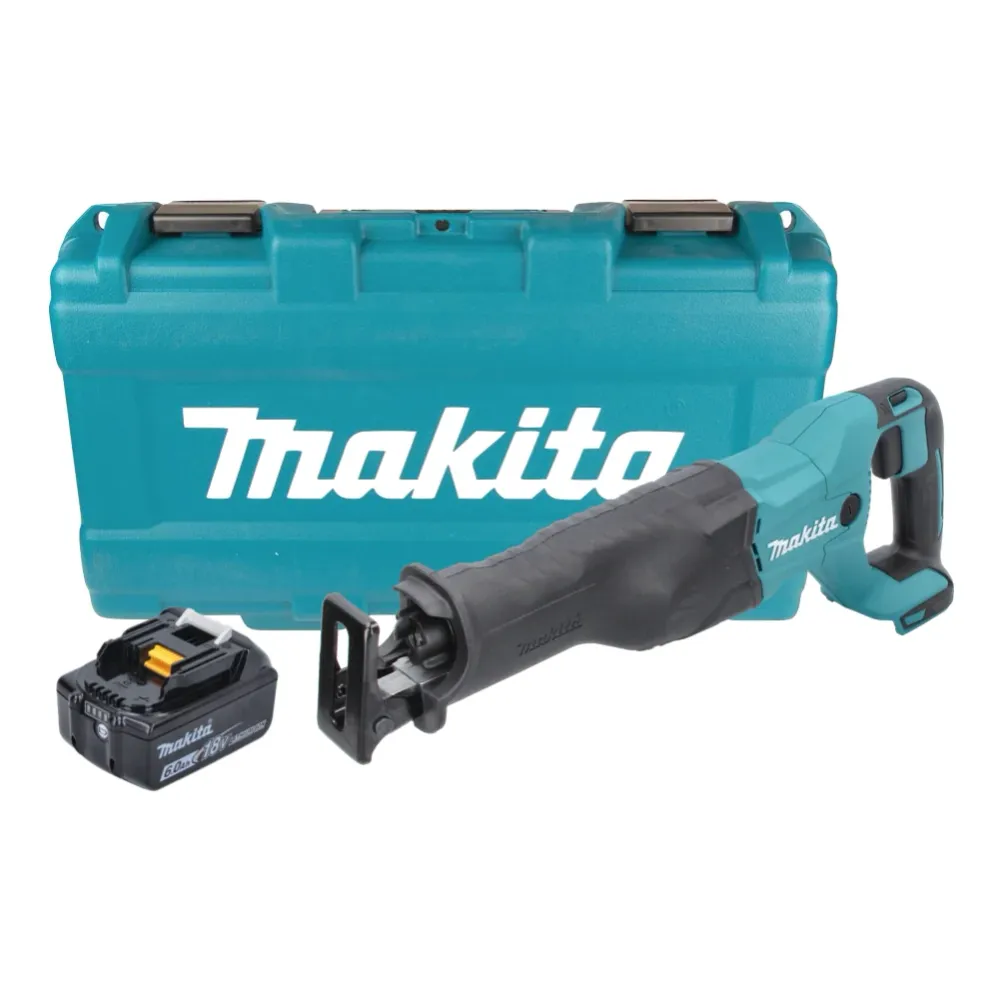 Sierra de sable sin cable Makita DJR 186 G1K 18 V + 1x baterí 6.0 Ah + maletín - sin cargador