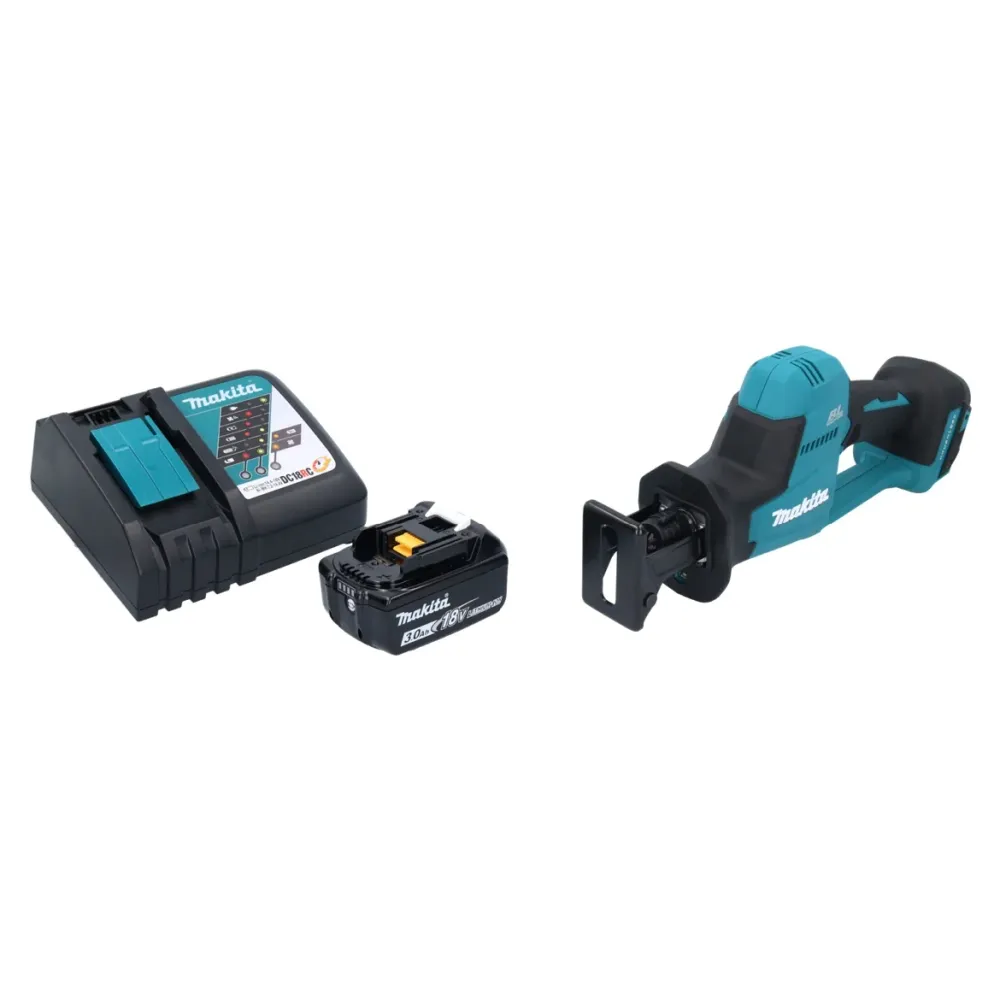 Sierra de sable sin cable Makita DJR189RF1 18V sin escobillas + 1x Baterí 3.0 Ah + Cargador