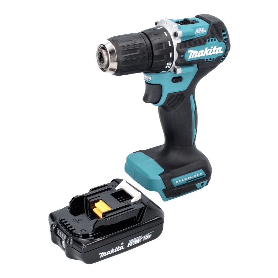 Taladro atornillador baterí Makita DDF 487 A1 18 V 40 Nm sin escobillas + 1x baterí recargable 2,0 Ah - sin cargador