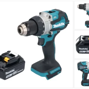 Taladro atornillador baterí Makita DDF 489 T1 18 V 73 Nm sin escobillas + 1x baterí recargable 5,0 Ah - sin cargador