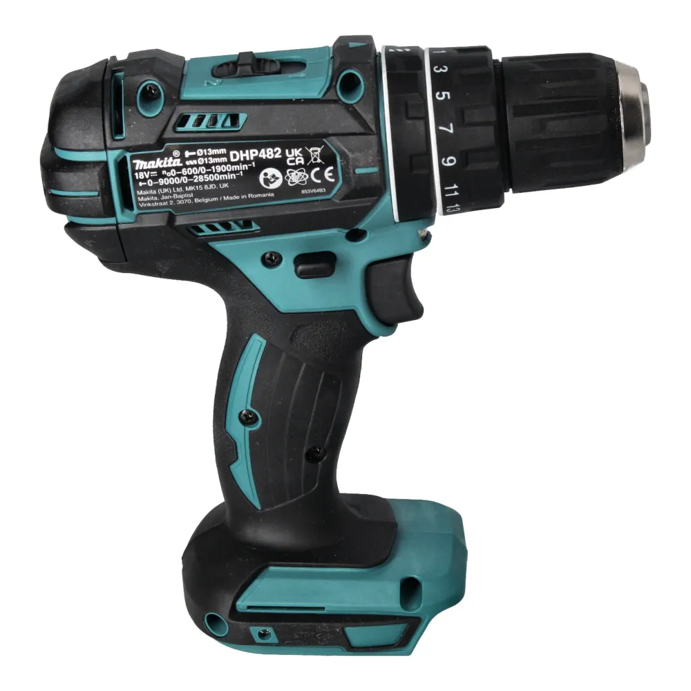 Taladro de percusión inalámbrico Makita DHP 482 SF1J-R 18 V 62 Nm + 1x baterí recargable 3,0 Ah + cargador + RHINO