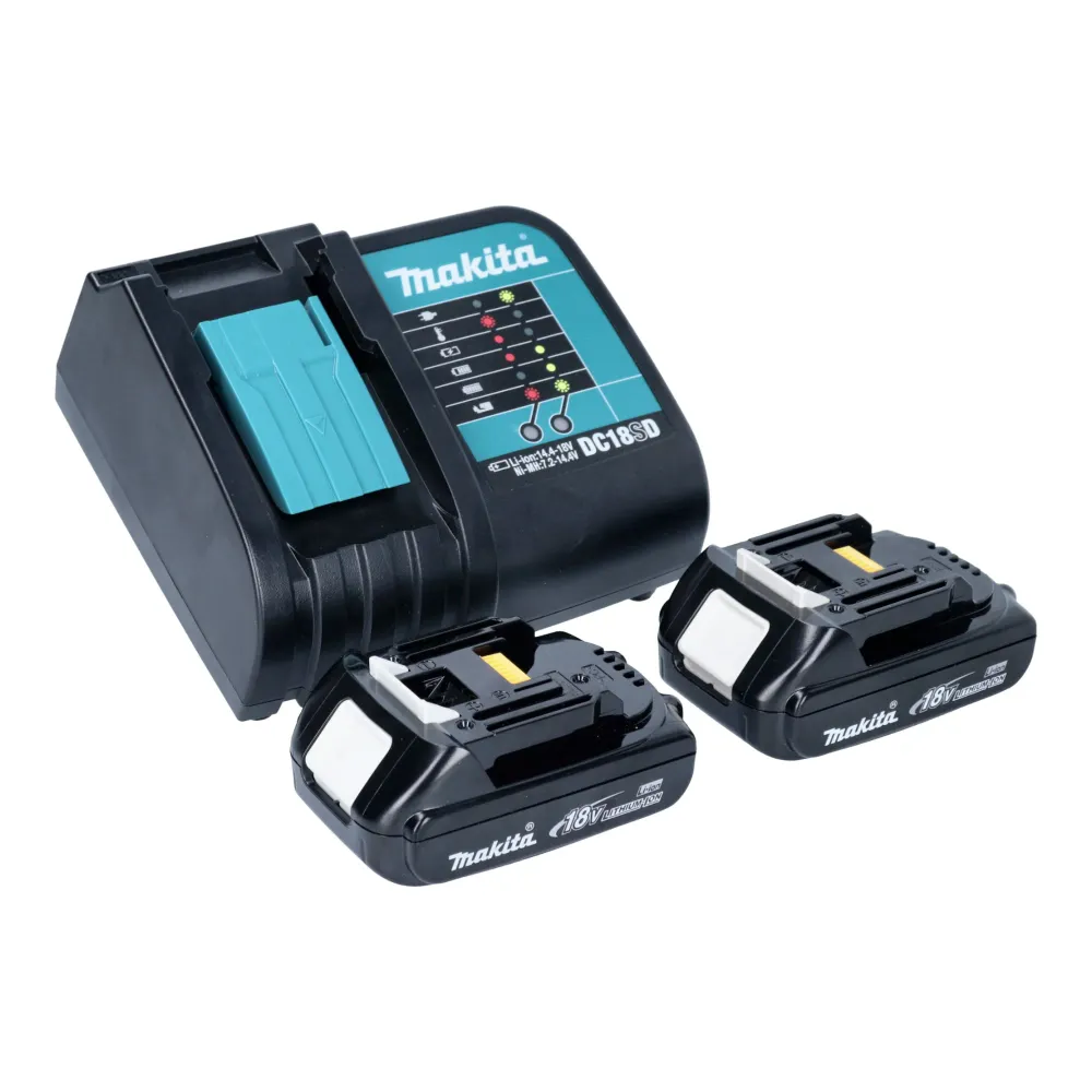 Taladro de percusión inalámbrico Makita DHP 487 SYO 18 V 40 Nm Sin escobillas Serie Outdoor Adventure + 2x baterí recargab...