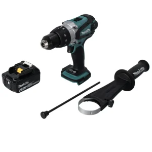 Taladro de percusión sin cable Makita DHP 458 M1 18 V 91 Nm + 1x baterí recargable 4,0 Ah - sin cargador
