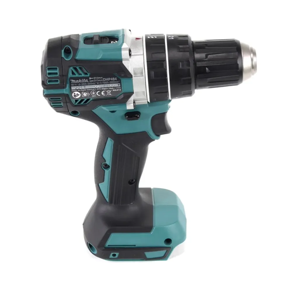 Taladro de percusión sin cable Makita DHP 484 RG1 18 V 54 Nm sin escobillas + 1x baterí recargable 6,0 Ah + cargador