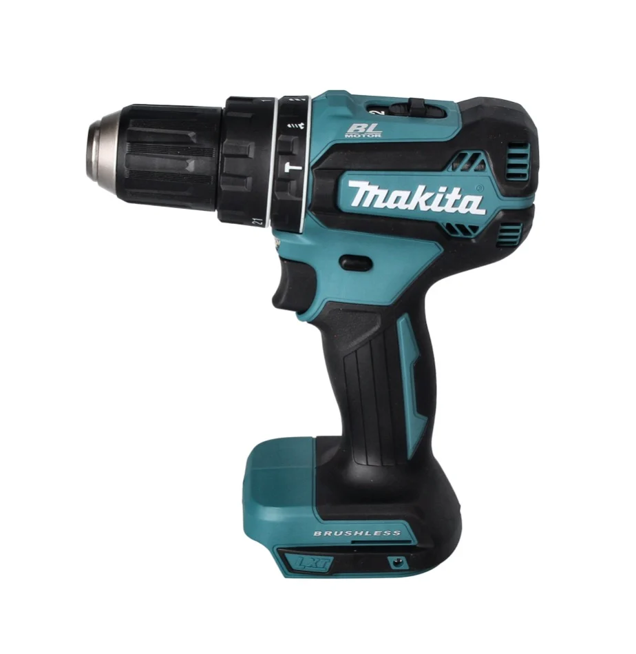 Taladro de percusión sin cable Makita DHP 485 RM 18 V 50 Nm sin escobillas + 2x baterí recargable 4,0 Ah + cargador