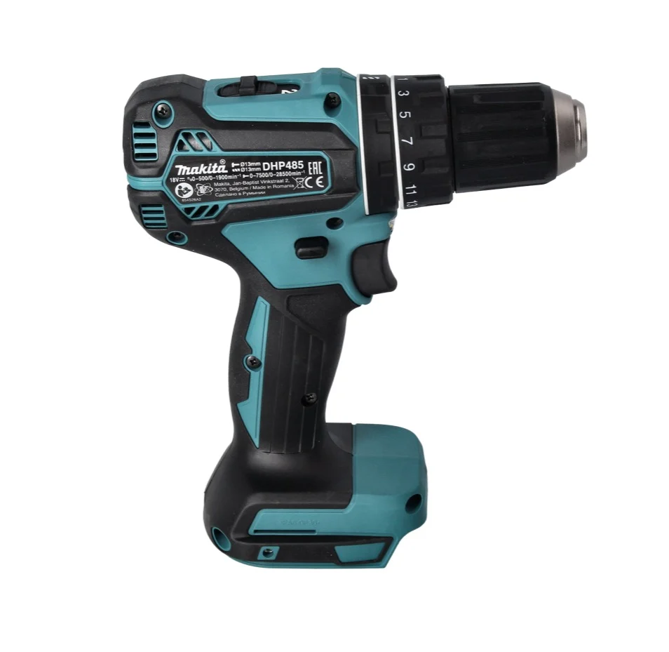 Taladro de percusión sin cable Makita DHP 485 RM 18 V 50 Nm sin escobillas + 2x baterí recargable 4,0 Ah + cargador
