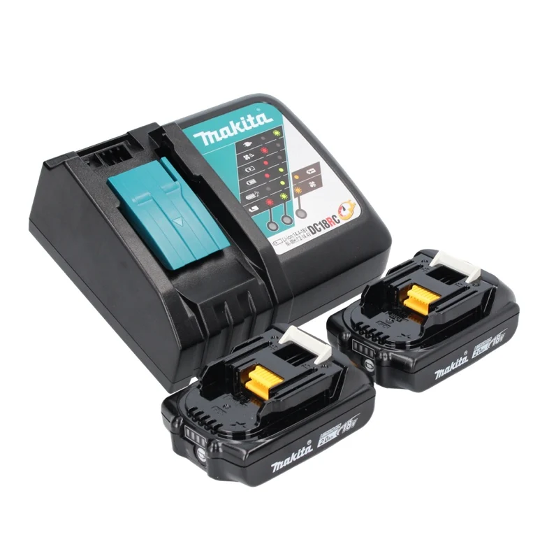 Taladro de percusión sin cable Makita DHP 487 RA 18 V 40 Nm sin escobillas + 2x baterí recargable 2,0 Ah + cargador