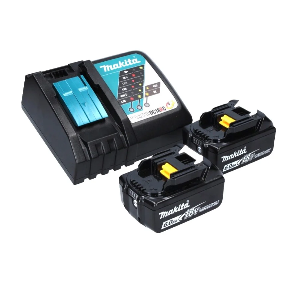 Taladro percutor baterí Makita DHR 263 RGJ 36 V (2x 18 V) 3,0 J SDS-plus + 2x baterí 6,0 Ah + cargador