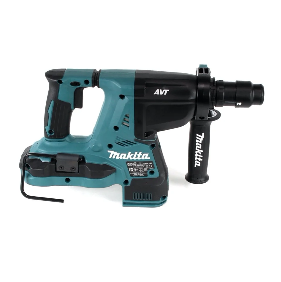 Taladro percutor baterí Makita DHR 281 G 36 V (2x 18 V) 2,8 J SDS-plus sin escobillas + 2x baterí 6,0 Ah - sin cargador