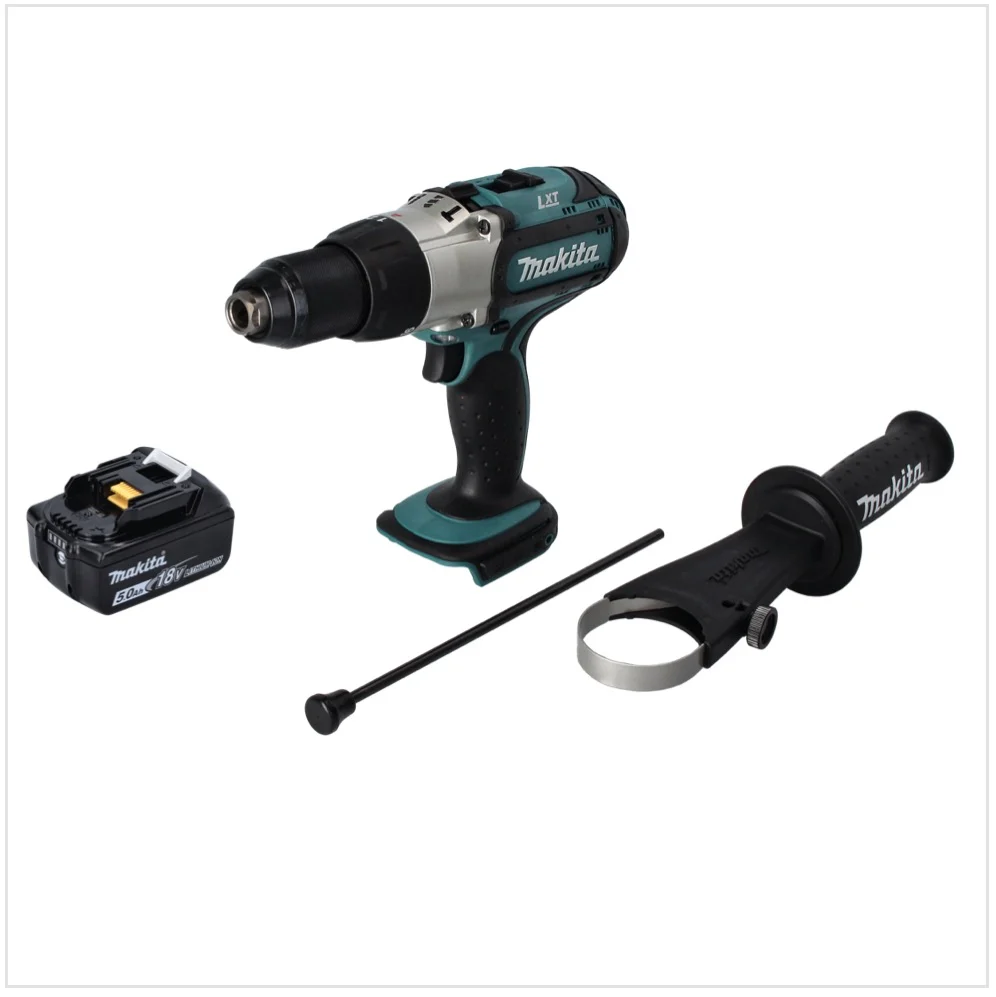 Taladro percutor inalámbrico Makita DHP 451 T1 18 V 80 Nm + 1x baterí 5,0 Ah - sin cargador