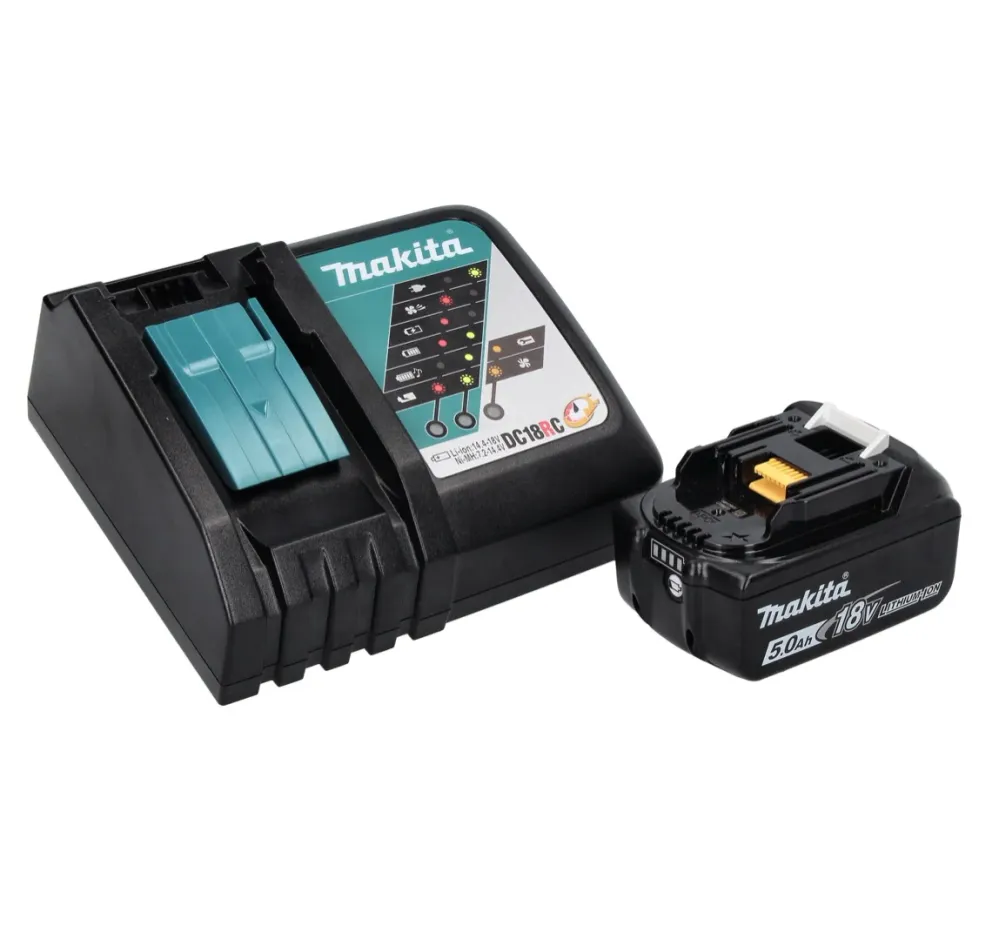Taladro percutor inalámbrico Makita DHP 456 RT1 18 V 50 Nm + 1x baterí 5,0 Ah + cargador