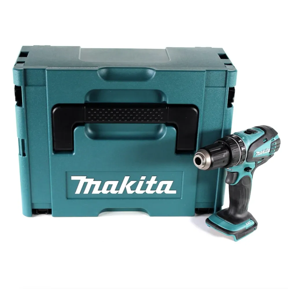 Taladro percutor inalámbrico Makita DHP 456 ZJ 18 V 50 Nm + Makpac - sin baterí, sin cargador