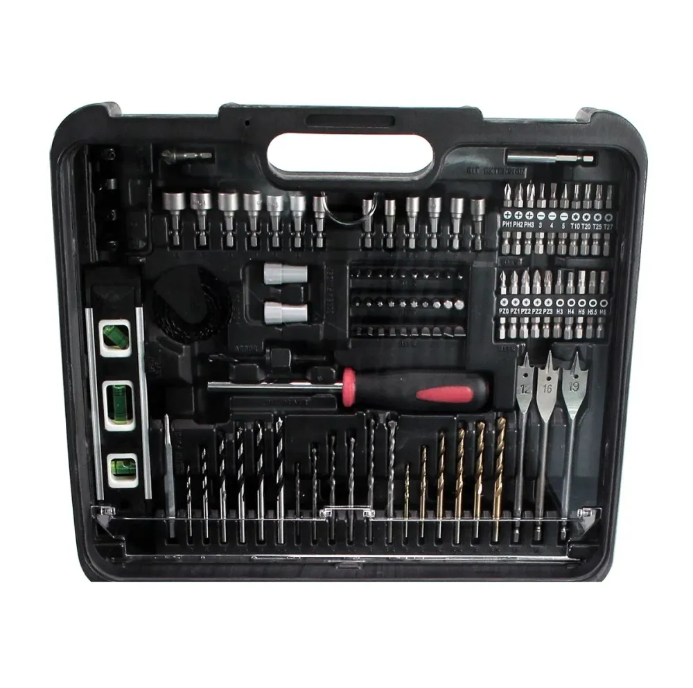 Taladro percutor inalámbrico Makita DHP 459 SFTK 18 V 45 Nm sin escobillas + 1x baterí 3,0 Ah + cargador + set de accesori...