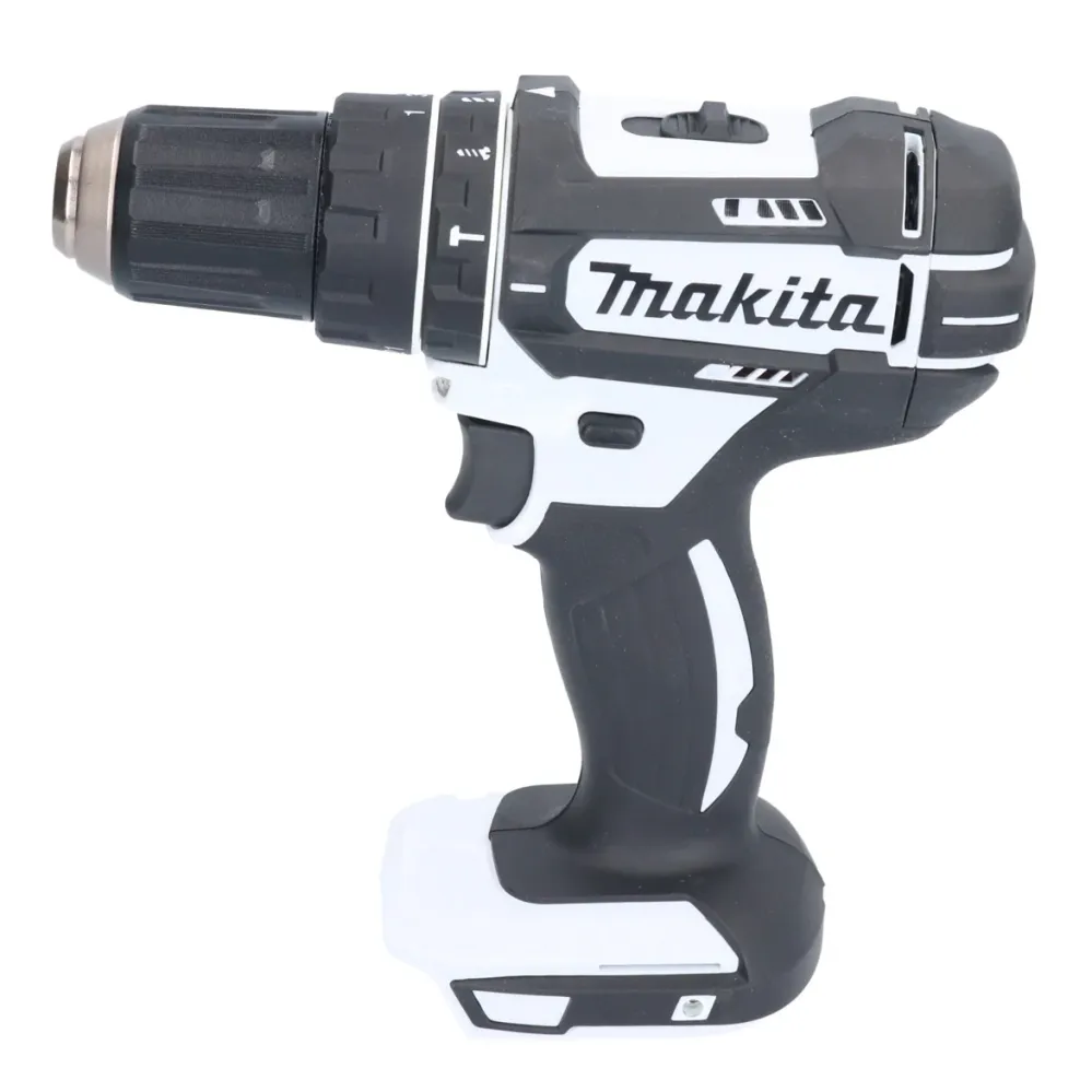 Taladro percutor inalámbrico Makita DHP 482 G1X1W 18 V 62 Nm + 1x baterí 6,0 Ah + set de accesorios 74 piezas + maletín -...