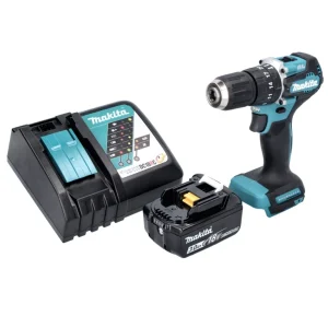 Taladro percutor sin escobillas Makita DHP 487 RF1 18 V 40 Nm + 1x Baterí 3.0 Ah + Cargador