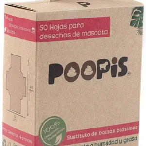 Hojas POOPIS chicas paquete de 50 hojas MASCOTAS