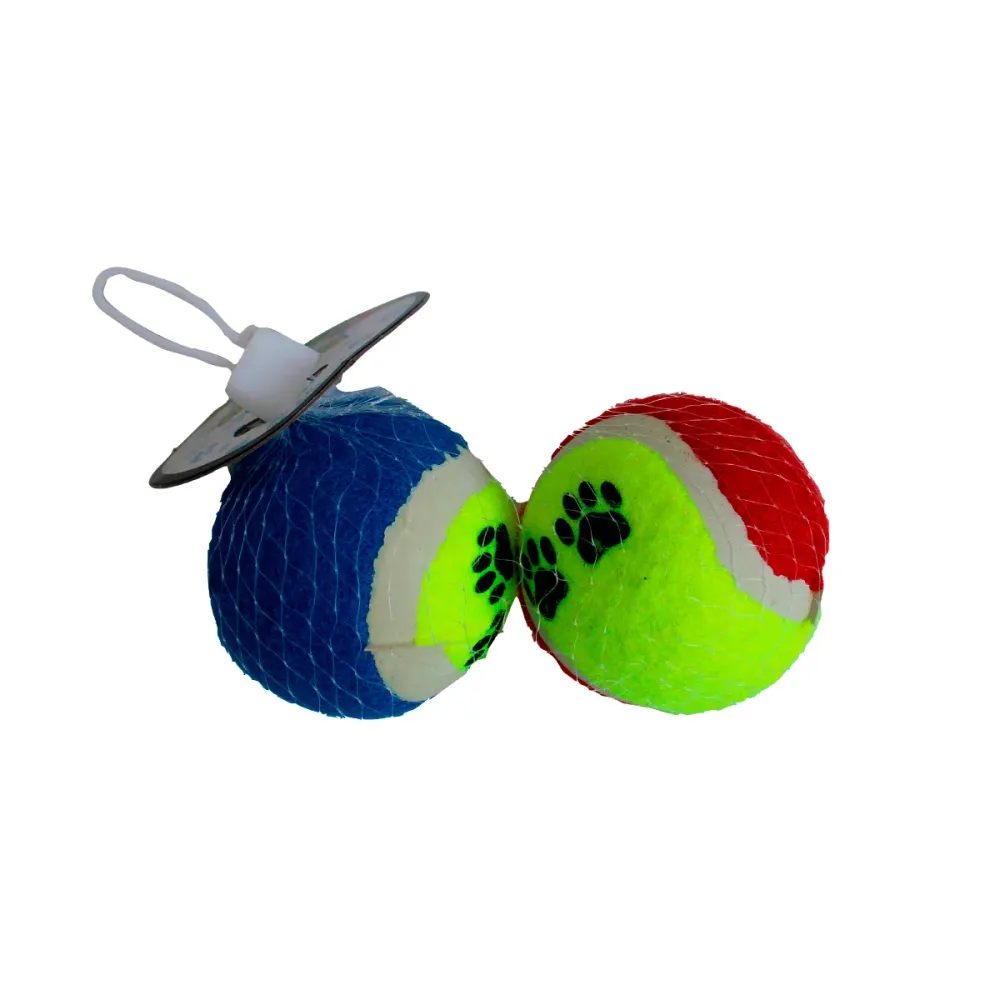 Pelota de tennis (paquete 2 pelotas) MASCOTAS