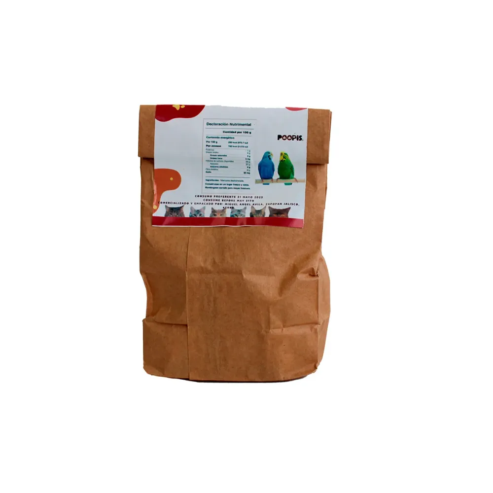Snack saludable manzana deshidratada bolsa 100gr MASCOTAS