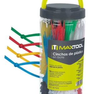Cinchos de plastico en bote 650 pzs Maxtool