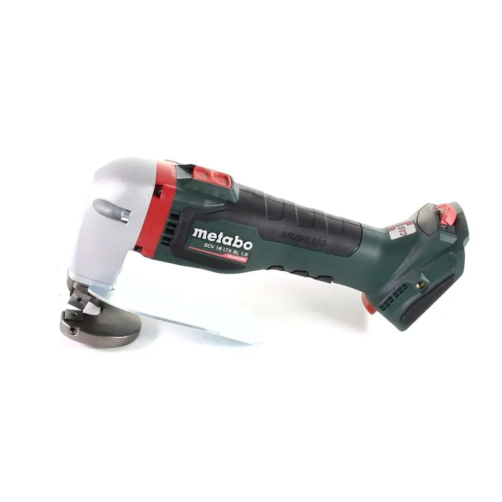 GRATIS 3 ños de servicio completo protección integral Metabo SCV 18 LTX BL 1.6 baterí tijeras de hojalatero 18 V sin escob...