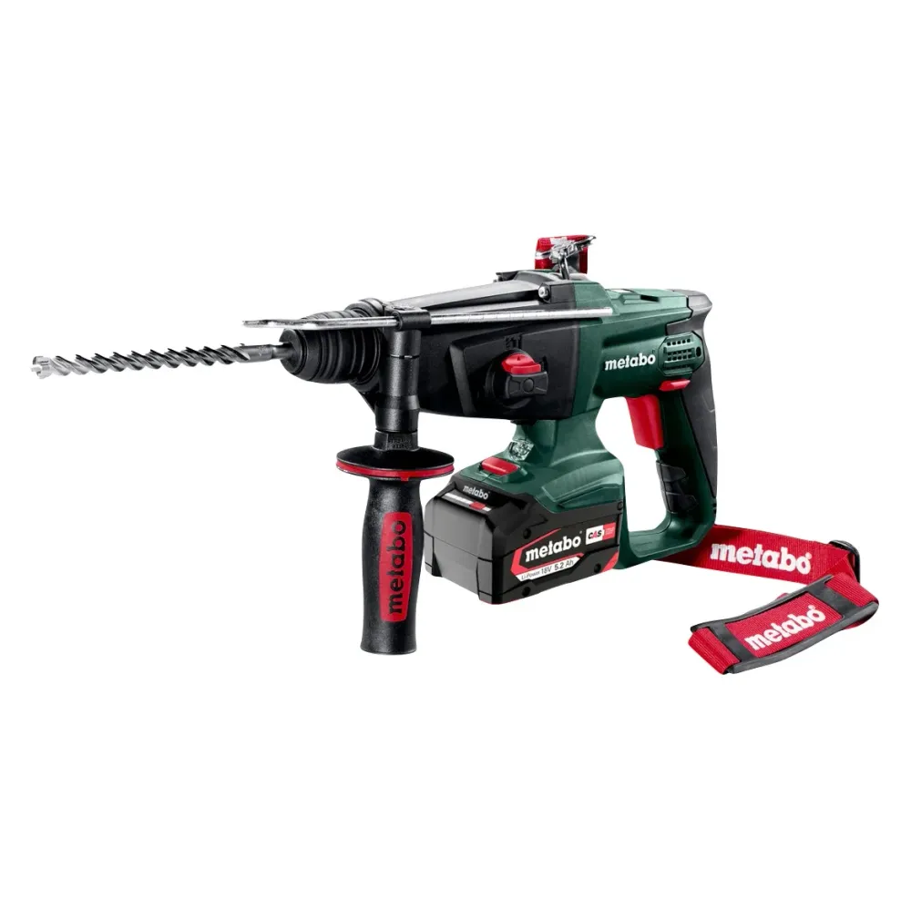 Martillo combinado baterí Metabo KHA 18 LTX 18 V 2,2 J SDS Plus (600210650) + 2x baterí 5,2 Ah + cargador + metaBOX