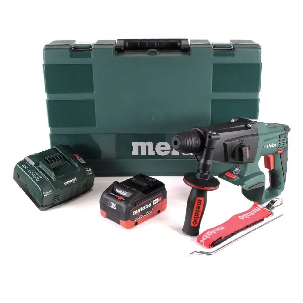 Martillo combinado baterí Metabo KHA 18 LTX 18V + 1x baterí 8.0Ah + cargador + estuche