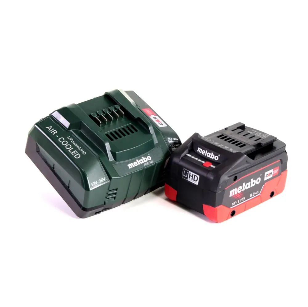 Martillo combinado baterí Metabo KHA 18 LTX 18V + 1x baterí 8.0Ah + cargador + estuche