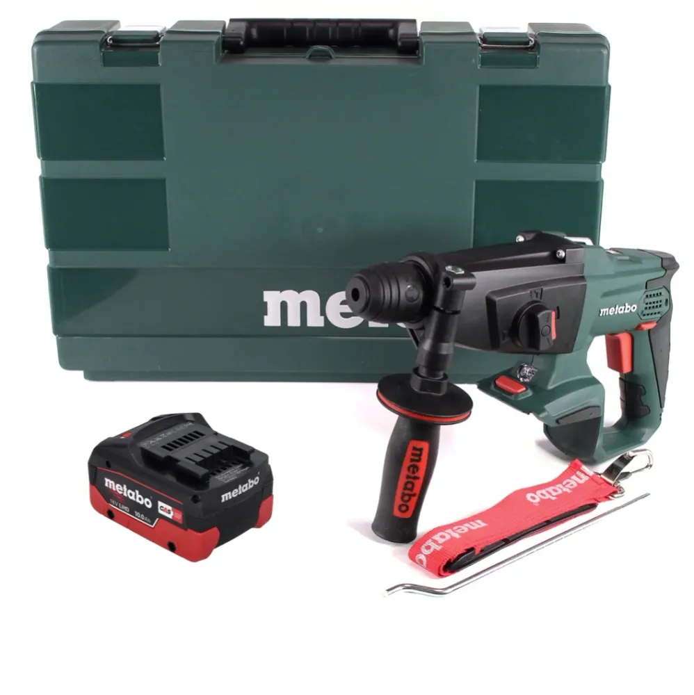 Martillo combinado baterí Metabo KHA 18 LTX 18 V (600210860) + 1x baterí 10,0 Ah + maletín - sin cargador