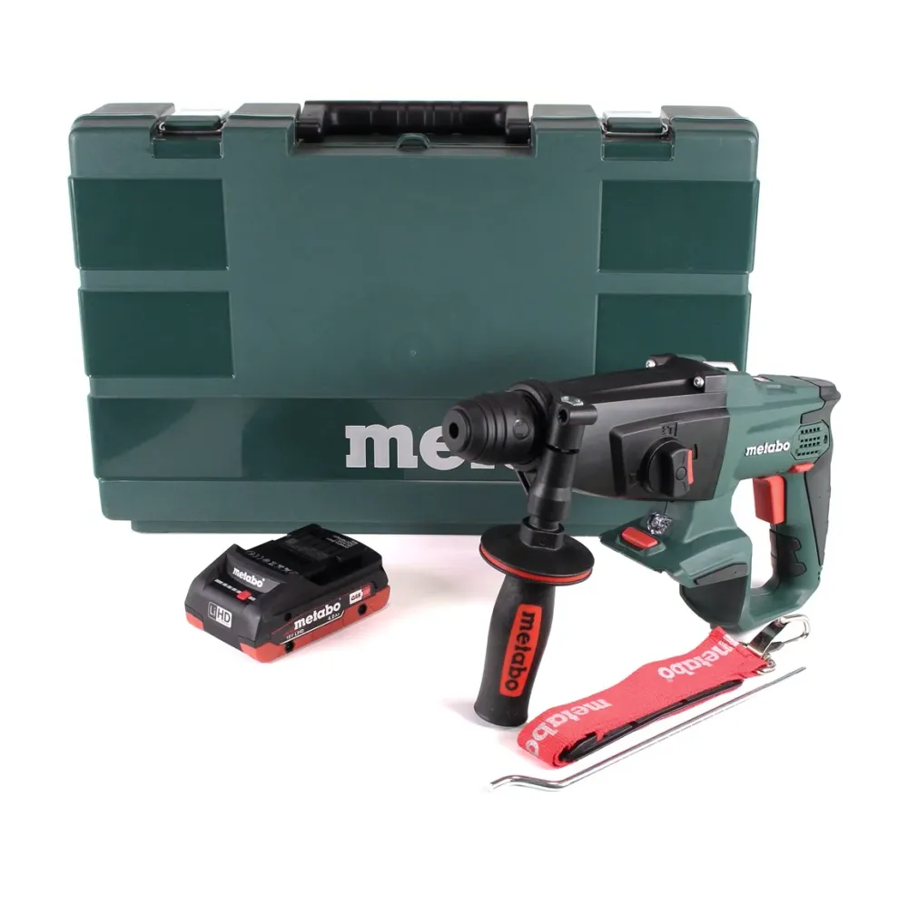 Martillo combinado baterí Metabo KHA 18 LTX 18V + 1x baterí 4.0Ah + maletín - sin cargador