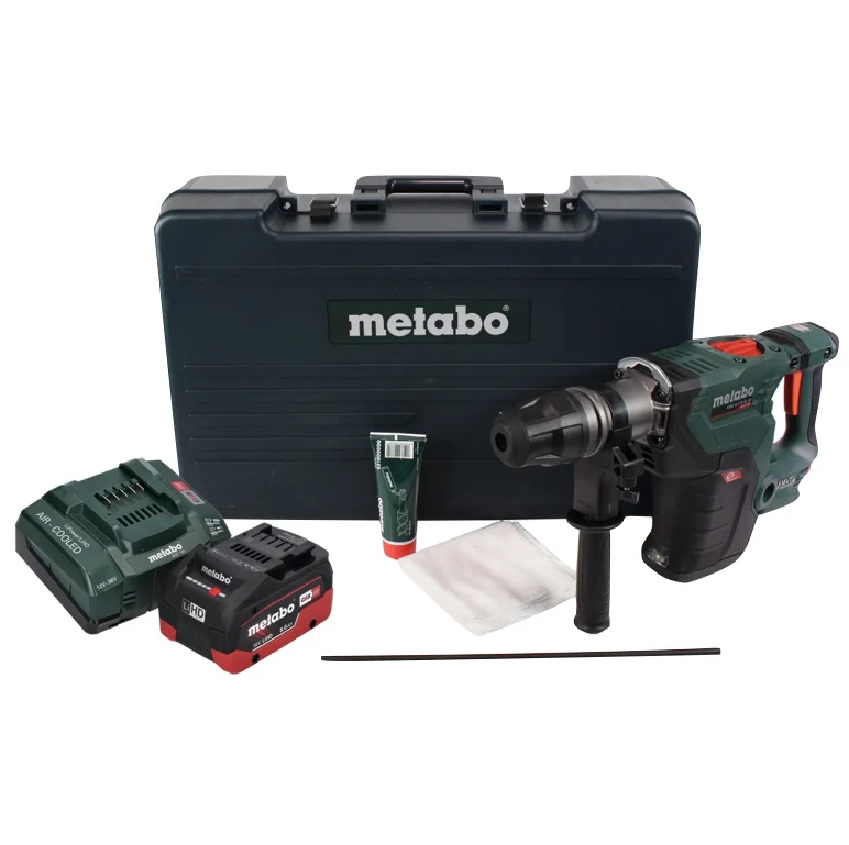 Metabo KHA 18 LTX BL 40 martillo combinado baterí 18 V 8,6 J SDS max sin escobillas + 1x baterí 8,0 Ah + cargador + maletín