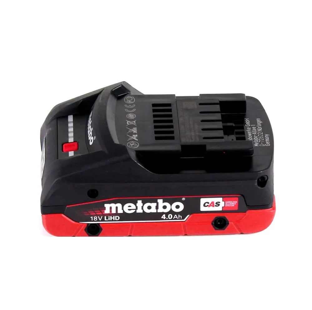 Metabo W 18 LTX 125 Amoladora angular rápida 18V 125mm + 1x baterí 4.0Ah + maletín - sin cargador