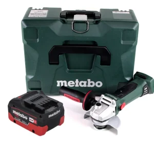 Metabo W 18 LTX 125 Quick amoladora angular baterí 18 V 125 mm (602174840) + 1 baterí de 10,0 Ah + MetaLoc - sin cargador