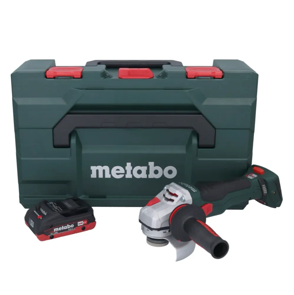 Metabo WB 18 LTX BL 15-125 Quick amoladora angular sin cable 18 V 125 mm sin escobillas + 1x baterí recargable 4,0 Ah + me...