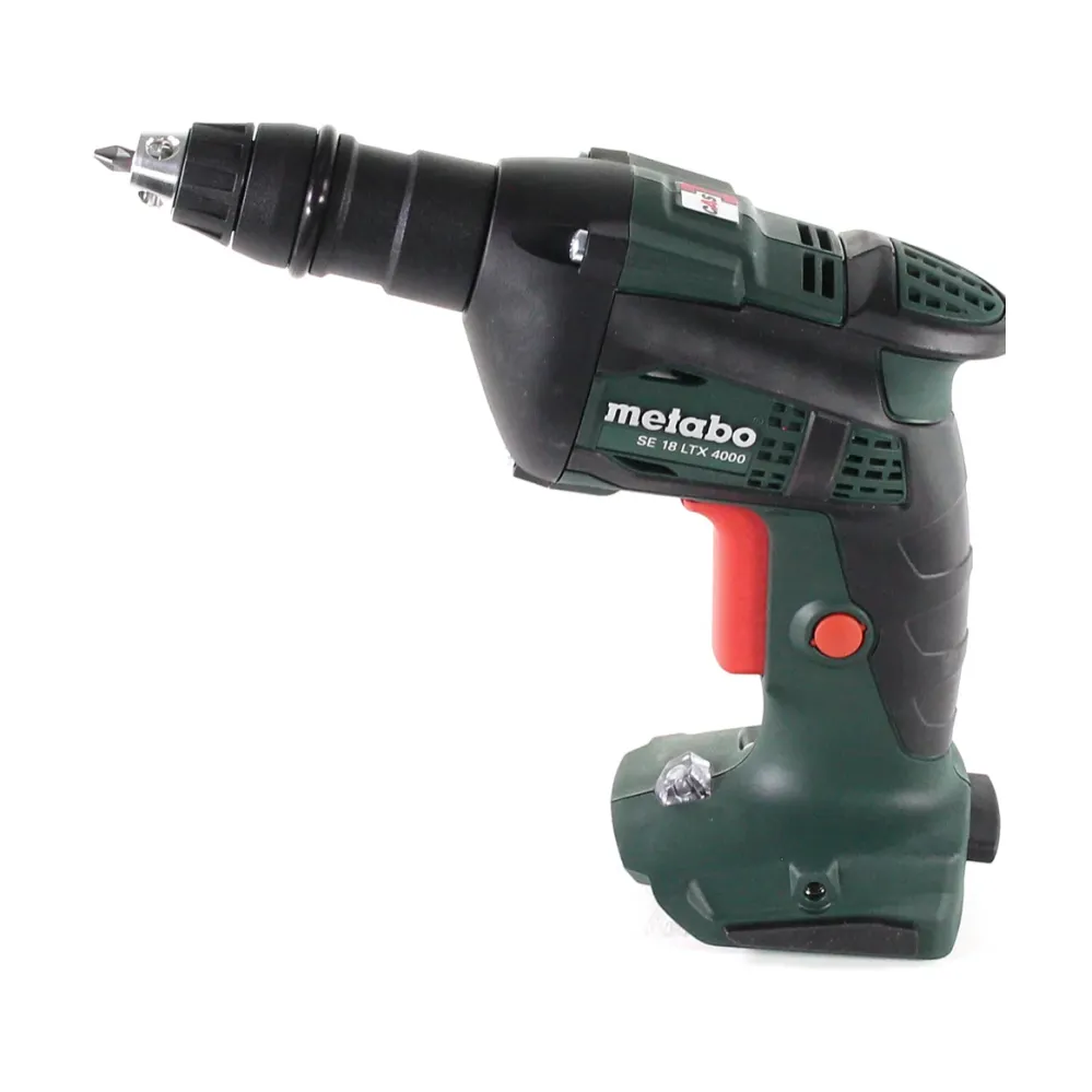 Metabo SE 18 LTX 4000 atornillador para obra seca baterí 18 V 7 Nm 1/4" + 1x baterí LiHD 4,0 Ah + cargador + MetaLoc