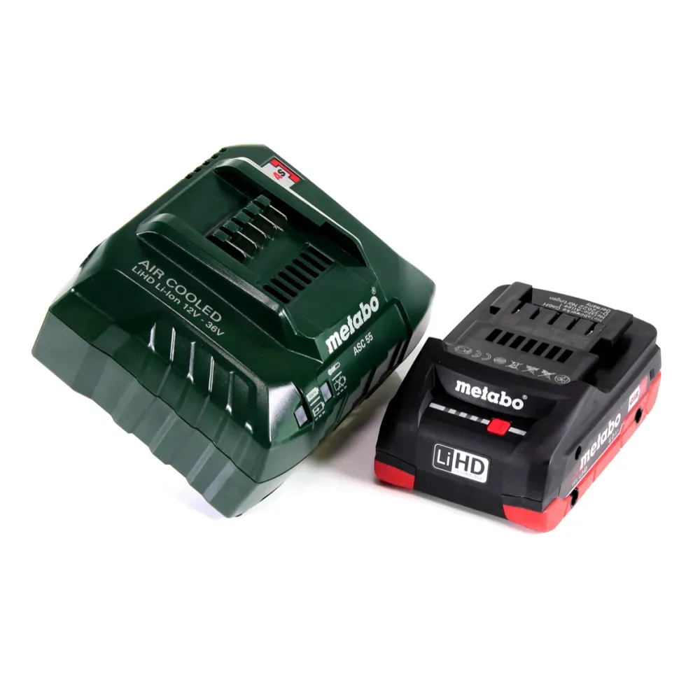 Metabo SE 18 LTX 4000 atornillador para obra seca baterí 18 V 7 Nm 1/4" + 1x baterí LiHD 4,0 Ah + cargador + MetaLoc